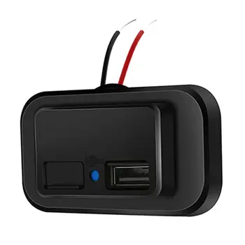 1 шт. Прочный универсальный портативный адаптер питания с двумя USB-портами 4.8A для автомобильной зарядки, мобильного телефона, автобуса на колесах