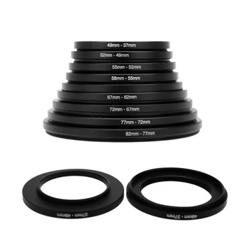 18шт Фильтр для объектива камеры повышающее и понижающее кольцо-адаптер Металлические переходные кольца для фильтров B36A