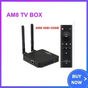 2023 UGOOS AM8 TV BOX Amlogic S928X DDR4 4 ГБ ОЗУ 32 ГБ ПЗУ Android 11 Поддержка AV1 CEC HDR WiFi6E 1000M OTG 4K BT5.3 Телеприставка