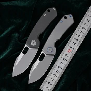 2023 Новый Складной Нож Maxace Meerkat S90V Blade TC4 Титановая Ручка Лагерь Охота Рыбалка На Открытом Воздухе Кухонные Инструменты Для Выживания EDC