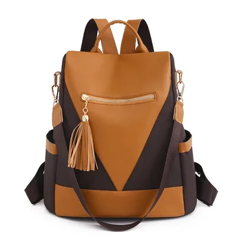 2023 Новый женский рюкзак из водонепроницаемой ткани Оксфорд, дизайнерские легкие дорожные рюкзаки, модные школьные сумки, повседневные женские сумки через плечо