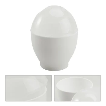 2шт Мини-чашка для приготовления яиц на пару Портативная Форма для приготовления яиц в микроволновой печи Чаша для приготовления яиц на пару для домашней кухни Пароварка
