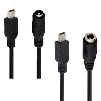 DC5.5x2.1 мм/DC3.5x1.35 мм, удлинительный кабель питания от розетки до Mini USB 5pin