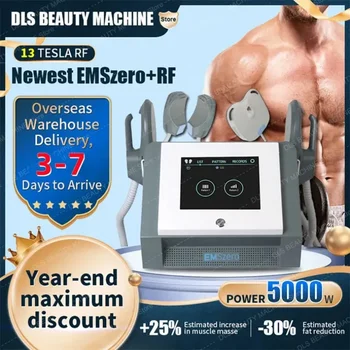 DLS-EMSlim RF EMSzero Портативный Электромагнитный корпус 15 Тесла для похудения, Стимулирующий удаление жира, Тренажер для наращивания мышечной массы