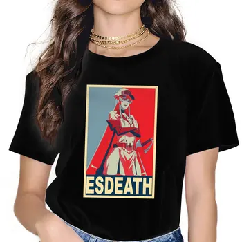 ESDEATHE Женские футболки Akame Ga KILL Эстетическая Винтажная женская одежда Свободная графическая одежда
