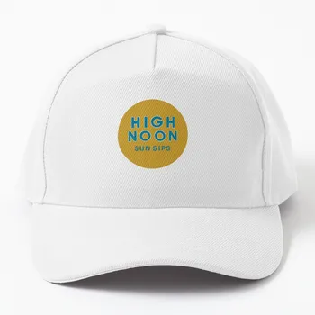 High Noon Sun Sips Классическая футболка CircleClassic, бейсболка, кепка роскошного бренда, бейсболка на заказ, женские шляпы для защиты от солнца, мужские