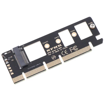 NGFF M Ключ M.2 NVME AHCI SSD К PCI-E PCI Express 3,0 16x x4 Адаптер Riser Card Конвертер Для XP941 SM951 PM951 A110 SSD