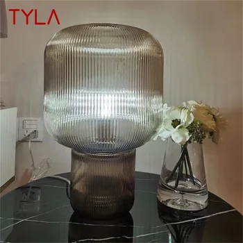 TYLA Постмодернистская Настольная Лампа Креативного Дизайна LED Glass Desk Light Home Decor Гостиная Отель