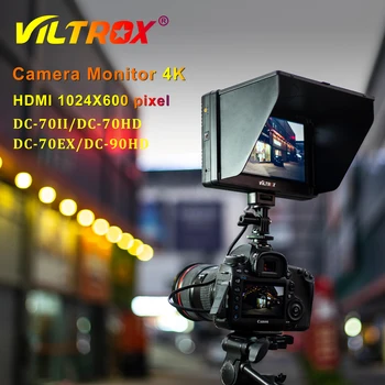 Viltrox 7-дюймовый Монитор DSLR Камеры 4K HD С Полевым Дисплеем, Видеоадаптер 4K LCD HDMI IPS AV-Вход 1024*600 для Sony Nikon Canon