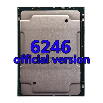 Xeon Gold medal 6246 официальная версия процессора 24,75 МБ 3,3 ГГц 12Core/24Thread 165 Вт LGA3647 ДЛЯ Серверной Материнской платы C621