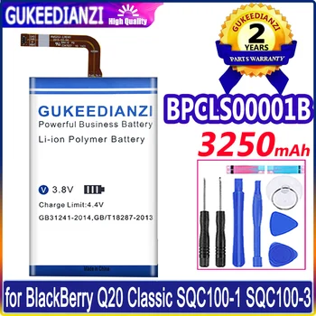 Аккумулятор GUKEEDIANZI 3250mAh BPCLS00001B Для BlackBerry Q20 Battery Classic SQC100-1 SQC100-3 Высококачественный Аккумулятор