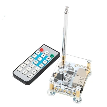 Аудиоприемник Bluetooth + пульт дистанционного управления, Поддержка воспроизведения на U-диске TF-карты с радиоусилителем, модифицированный звук