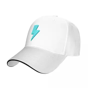 Бейсболка Teal Lightning Bolt, спортивные кепки, солнцезащитный крем, шляпа большого размера, мужская кепка, женская