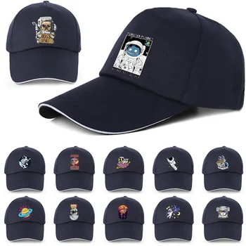 Бейсболка для мужчин в стиле хип-хоп с рисунком астронавта, мужские бейсболки, модные спортивные кепки для дальнобойщиков, женская теннисная кепка для отдыха