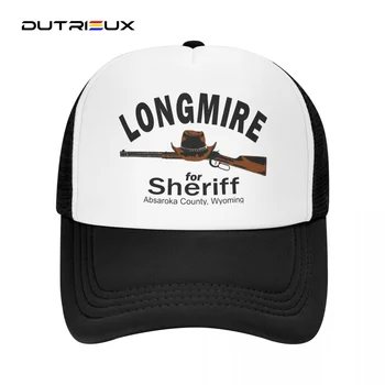 Бейсболки Longmire For Sheriff, мужские бейсболки Snapback, кепки для дальнобойщиков, женские кепки с дышащей сеткой, козырек в виде костей