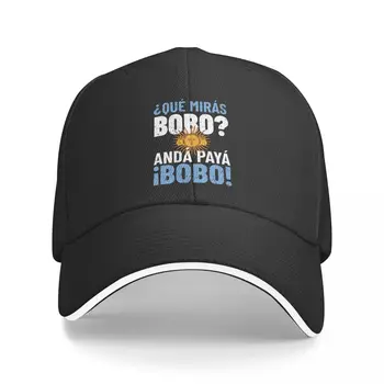 Бейсбольная кепка Que Miras Bobo в стиле хип-хоп, Забавные Шляпы-сэндвичи с Месси, мужская Женская Шляпа для папы из полиэстера, Уличная шляпа для папы