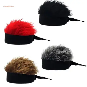 Бейсбольная кепка Мужская женская шапочка-бини Забавная короткая кепка для вечерних шляп-париков
