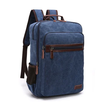 Винтажный холщовый рюкзак для мужчин, дорожная сумка большой емкости, школьные сумки для подростков, мужской ноутбук для мужчин