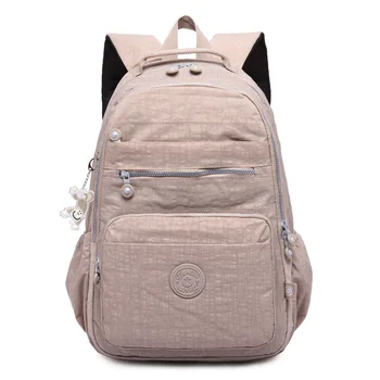 Высококачественный Женский мужской рюкзак большой емкости формата А4, 14-дюймовый школьный ранец для ноутбука, легкая дорожная сумка, синий, серый, черный, красный, фиолетовый M1604