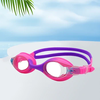 Детские очки для плавания, противотуманные очки для плавания на открытом воздухе, герметичные Удобные аксессуары для бассейна для детей 3-14 лет