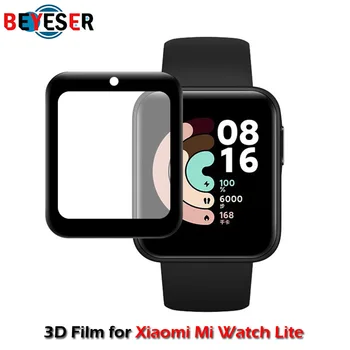 Для XiaoMi Mi Watch Lite Защитная пленка для экрана RedMi Watch с полным покрытием Smartwatch из мягкого стекла, не закаленного стекла