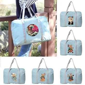 Женская дорожная сумка, органайзер для багажа, органайзеры для одежды, аксессуары для путешественников, новые большие сумки в стиле аниме 