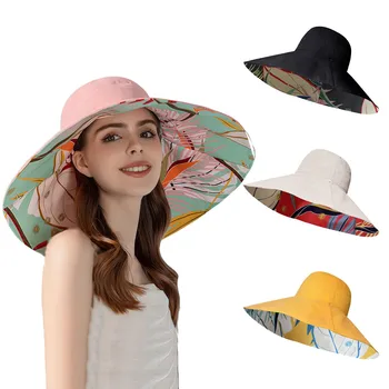Женская шляпа с двойным козырьком и дополнительными полями, солнцезащитная шляпа и шляпа рыбака, головные уборы для женщин