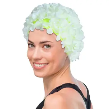 Женские плавательные 3D-лепестки для длинных волос, уличные женские модные плавательные ретро-цветы