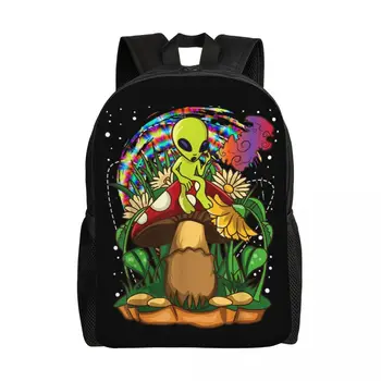 Забавный сексуальный рюкзак с татуировкой в виде грибов, водонепроницаемый рюкзак для колледжа, школа Ретро, Волшебная сумка для хиппи, сумки для книг с принтом