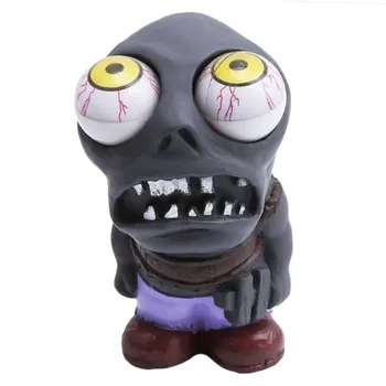 Игрушка-зомби, сжимающая череп, сжимающая глаз, игрушка-антистресс в виде животного, креативная кукла с вытаращенными глазами, снимающая стресс Игрушечная фигурка Панда