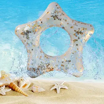 Кольцо для плавания для взрослых Сверхлегкое кольцо для плавания с высокой плавучестью Забавный поплавок для водных развлечений для детей и взрослых на пляже