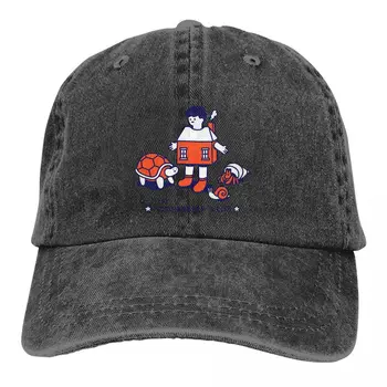 Летняя кепка с солнцезащитным козырьком The Homebodies Club Хип-хоп кепки Волшебная черепаха Ковбойская шляпа Остроконечные шляпы