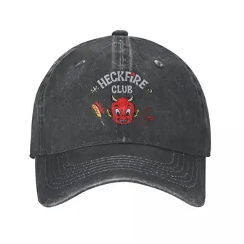 Модная бейсболка Snapback, Ковбойские шляпы, Heckfire Club, Хэви-метал, Рок, Весенне-осенняя кепка из стираной джинсовой ткани, кепка Gorras Fashion