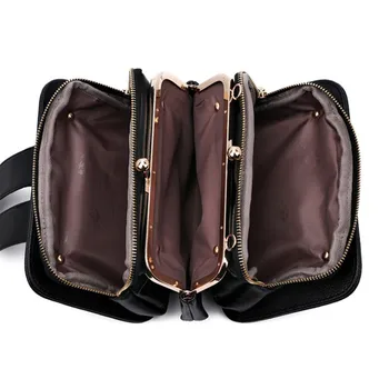 Модная женская сумка на одно плечо в новом стиле, женские сумки-мессенджеры, элегантные сумки на цепочке, клатч с металлической пряжкой