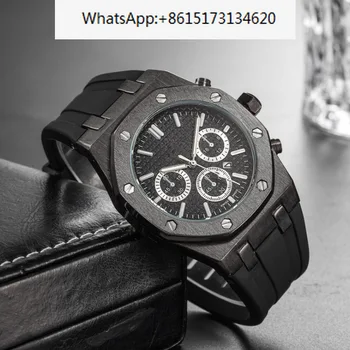 Мужские часы с большим циферблатом PINTIME Tape Oak Outdoor для внешней торговли Часовыми изделиями