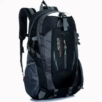 Мужской рюкзак, водонепроницаемый многофункциональный мужской ноутбук, школьные дорожные повседневные сумки, Оксфорд, повседневный, черный, спортивный