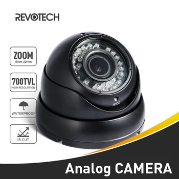 Наружная 700TVL 2.8-12mm Zoom 36 LED Effio-E CCD/CMOS Ночного Видения Водонепроницаемая Купольная Камера Безопасности Аналоговая Видеокамера