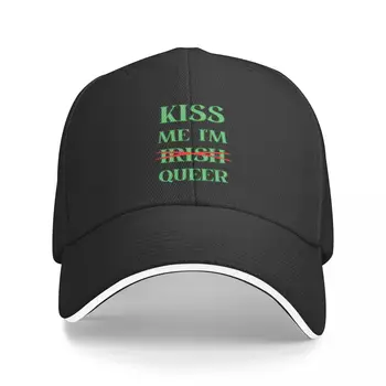 Новая бейсболка Kiss Me I'm Queer, шляпы для рейв-вечеринок, мужская шляпа, роскошная женская кепка