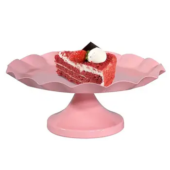 Новая тарелка для торта, свадебный реквизит, Железная круглая подставка для торта, Подставка для десертов, закусок, Поднос, Украшение стола, Розовые инструменты для украшения торта