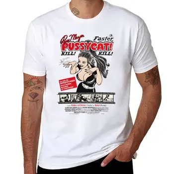Новая футболка faster pussycat kill kill - weird russ-meyer movie, топы, футболки, мужские футболки большого и высокого роста