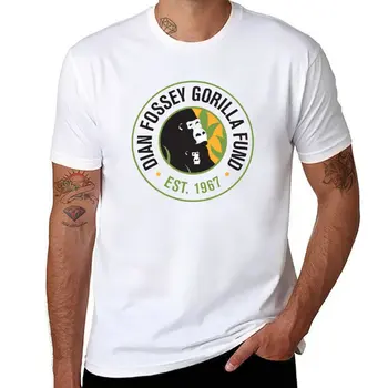 Новые футболки Dian fossey gorilla fund, топы, одежда в стиле хиппи, одежда в стиле каваи, мужские однотонные футболки