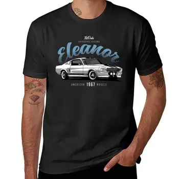 Новый Mustang Fastback 1967 года выпуска - футболка Eleanor, футболки с аниме-принтом, футболка для мужчин
