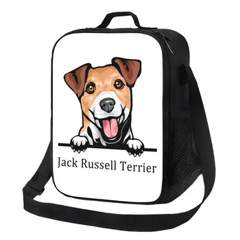 Пикирующая собака Джек Рассел Терьер, изолированная сумка для ланча для женщин, охладитель для домашних животных, Термальная коробка для бенто, Пляжный кемпинг, путешествия