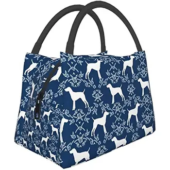 Портативная изолированная сумка для ланча, водонепроницаемая сумка для собак, сумка для бенто для офиса, школы, пеших прогулок, пляжного пикника, рыбалки, сумка с сумкой для ланча