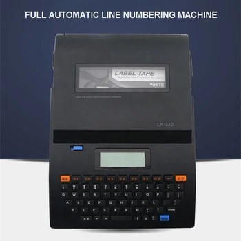 Принтер с цифрами, машина для маркировки термоусадочных трубок LK320P, машина для маркировки корпусов компьютеров, принтер с линейным кодированием, трубка с цифрами