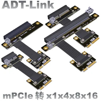 Расширение Mini PCIe (мини-карта) для PCIE x1 x4 x8 x16 4.0 GPU Riser Adapter PCIe RAID NVMe SSD / LAN / Карта захвата для mPCIe Extender