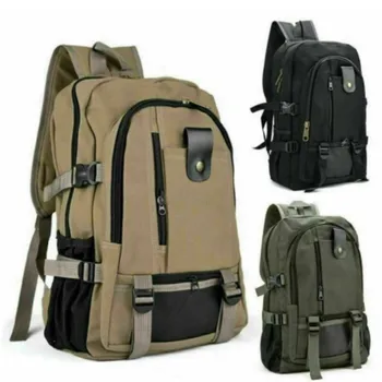 Рюкзак Спортивная сумка для отдыха на природе Большой рюкзак Mochila Mountain School для путешествий для мужчин Вместимость рюкзака для подростков Холст