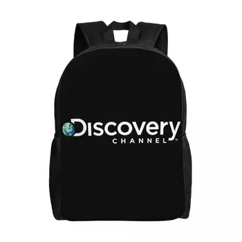 Рюкзак для Ноутбука Discovery Channel Для Женщин И Мужчин, Базовая Сумка для Книг для Студентов Колледжа, Сумки для Телешоу