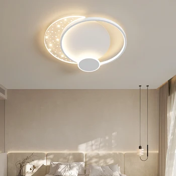 Светильник для спальни, потолочный светильник LED, современный минималистичный стиль, светильник для главной спальни, скандинавское украшение дома, роскошное освещение.