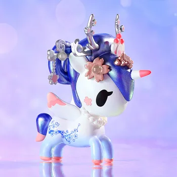 Серия Tokidoki Cherry Blossom Unicorn Special Edition Игрушки в виде слепой коробки, Кукла, Милый Аниме-рисунок, Настольные украшения, Подарочная коллекция